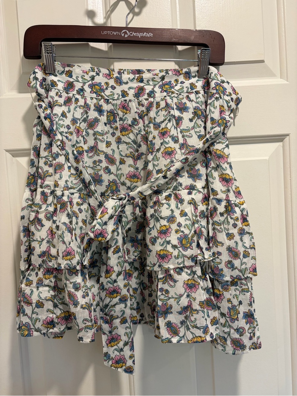BODEN Womens Tie Waist Crinkle Mini Skirt NWT US 12 - Picture 3 of 6